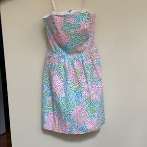 Lilly Pulitzer strapless dress